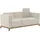Home Affaire 3-Sitzer HOME AFFAIRE "Viva", beige (elfenbein), B:213cm H:84cm T:93cm, 100% Polyester, Sofas, mit Holzrahmen aus Buche