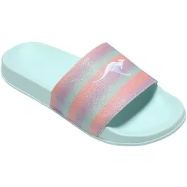 KangaROOS K-Slide Shine für Kinder, grün, Größe 32 EU