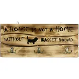 OEM Basset Hound - Hundekleiderbügel, Medaillendisplay, Heimdekoration von Art-Dog