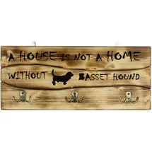 OEM Basset Hound - Hundekleiderbügel, Medaillendisplay, Heimdekoration von Art-Dog