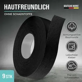 PULLUP & DIP Fingertape extra starkem Kleber, 3 Rollen Klettertape Finger, Torwart Training (Weiß)