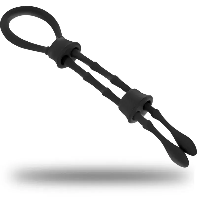 OHMAMA FETISH  Silikonkabel-Penis- und Hodenring