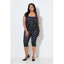Ulla Popken Jumpsuit schwarz | weiß XLxRegular