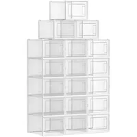Songmics Songmics, Schuhbox Schuhbox 18 Fächer, 35x19x25.2 cm Ordnen