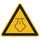 König Werbeanlagen Warnschild Warnung vor heißem Dampf DIN EN ISO 7010-W080 10 x 10 cm