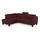 sit&more Ecksofa SIT & MORE "Belluci L-Form", lila (chianti), B:249cm H:85cm T:195cm, Sofas, Ecksofa, inklusive Federkern, wahlweise mit Bettfunktion und Bettkasten