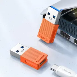 Mcdodo USB 3.0 auf USB-C Adapter 0,03 m Orange