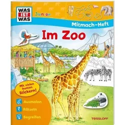 TESSLOFF 378867570 WAS IST WAS Junior Mitmach-Heft Im Zoo