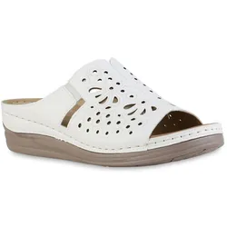 Damen Komfort Sandalen in Weiss
