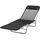 Outsunny Sonnenliege 200 x 60 x 30 cm Schwarz
