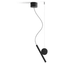 Luceplan - Doi Smooth Pendelleuchte LED Schwarz