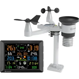 Bresser Wetterstation 1,5km Reichweite Schwarz 7-in-1