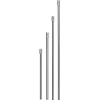 Riegler Verlängerungsrohr ohne Düse, gerade 150 mm, Aluminium