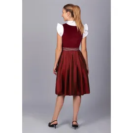 Edelnice Midi Dirndl Luise Samt rot 48