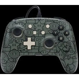 PowerA Power-Up Mario Controller Grau für Nintendo Switch
