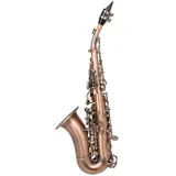 Gebogenes Sopransaxophon, Sopransaxophon, Tuba-Instrument, B-Dur mit Tragetasche und Standsaxophon für Musikanfänger und Interpreten