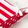 Homescapes Brotkorb Stoff Wendemuster Polka Dots rot – faltbar mit Wende-Design