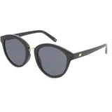 LE SPECS INFLUX Damen-Sonnenbrille Vollrand Rund Kunststoff-Gestell, schwarz