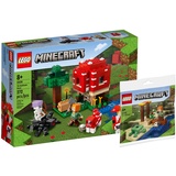 Lego Minecraft Set - Das Pilzhaus 21179 + Minecraft 30432 Schildkrötenstrand (Polybag)