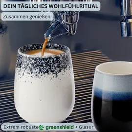 sänger Cappuccinobecher 0,41 l Mehrfarbig 6 St.