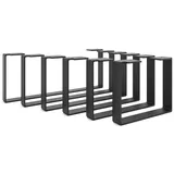 HEVVA Möbelfuß Möbelfüße LUXEMBURG - 7 Größen 20-50 cm - Kommodenbeine, Schrankfüße, (Set-Option: Sie können entweder 1 Stück oder ein Set von 2 Stück kaufen) schwarz 20 cm x 35 cm