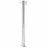 vidaXL Wassersäule 80 cm Edelstahl silber