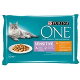 Purina ONE Sensitive Huhn & Karotten 4x85g