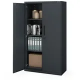 Jan Nowak MEGAN Aktenschrank 160 x 90 x 40 cm Anthrazit