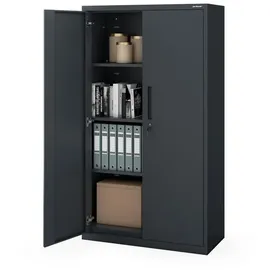 Jan Nowak MEGAN Aktenschrank 160 x 90 x 40 cm Anthrazit
