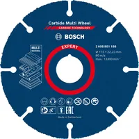 Bosch Expert Carbide Multi Wheel Trennscheibe 115 mm 1 St.