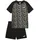 Puma Tad Essentials Print Sportshirt & Shorts Set Jungen 01 - PUMA black