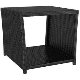 vidaXL Beistelltisch 0 x 0 x 0 cm Schwarz