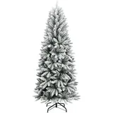 vidaXL Künstlicher Weihnachtsbaum Beschneit 180 cm PVC&PE