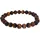 FIRETTI Armband FIRETTI "Schmuck Geschenk Armschmuck Armkette Edelstein Farbstein Tigerauge" Gr. 20, braun (braun, braun), Armbänder, Damen, 20, Silikon Stein, Silikon, Stein, Armband, Made in Germany - mit Tigerauge