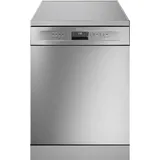 Smeg LVS344BQX, Freistehend, Standardgröße (60 cm), Edelstahl, Tasten, LED, 1,4 m - Silber