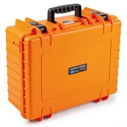 B&W International B&W Outdoor Case Typ 6000 Notfallkoffer mit variabler Facheinteilung 32,6 l - Orange