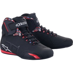 Alpinestars FQ20 Sektor, Schuhe - Schwarz/Hellrot - 7