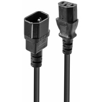 LINDY IEC Power Cable, Schwarz