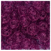 Draht-deko Drahtbälle, Drahtkugeln. Ca 30 mm. 10 Stück. Farbe:Lila VIOLETT