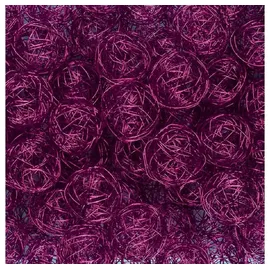 Draht-deko Drahtbälle, Drahtkugeln. Ca 30 mm. 10 Stück. Farbe:Lila VIOLETT
