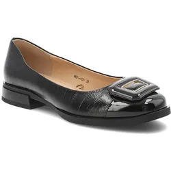 Schwarze Ballerinas S.Barski Elegante Damenschuhe, 38