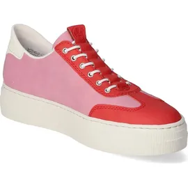 Rieker Damen Schnürhalbschuh in rot - Gr.: 38