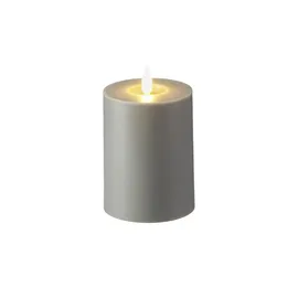 Möbel Kraft LED Kerze 12,3 cm grau
