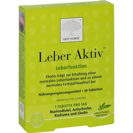 New Nordic Deutschland GmbH Leber Aktiv Tabletten 30 St.