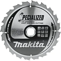 Makita Kreissägeblatt, Eingebettete Schneide 235 x 30 mm • 20 Zähne