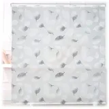 Relaxdays Duschrollo 160 x 240 cm schwarz-weiß