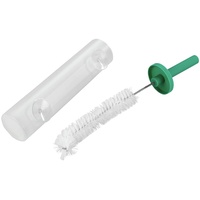 Maximex Reinigungsbürste für Urinflaschen - Urinflaschenbürste mit Behälter, Polypropylen, 6 x 39 x 6 cm, Mehrfarbig