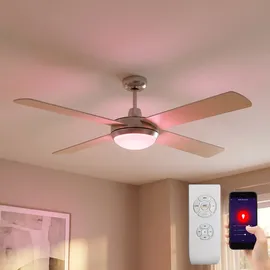 V-Tac Deckenventilator 132 cm Silber
