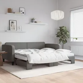 vidaXL Tagesbett 100 x 200 cm Dunkelgrau