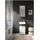 xonox.home Waschbeckenunterschrank Vira 38 x 56 cm Weiß Hochglanz